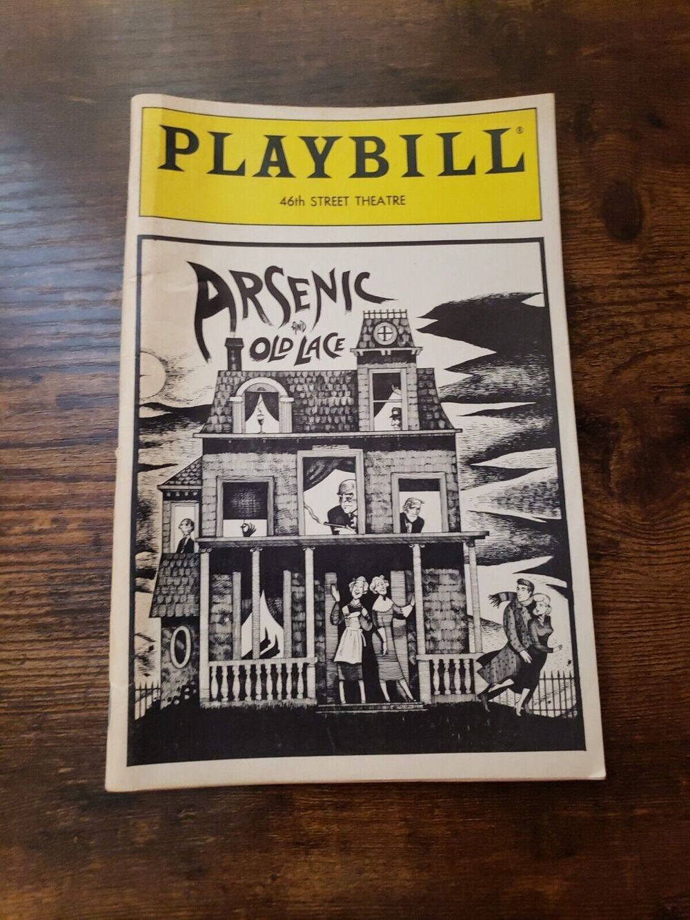 Playbill Arsenic and Old Lace, 46th Street Theatre Sept 1986 Jean Stapleton